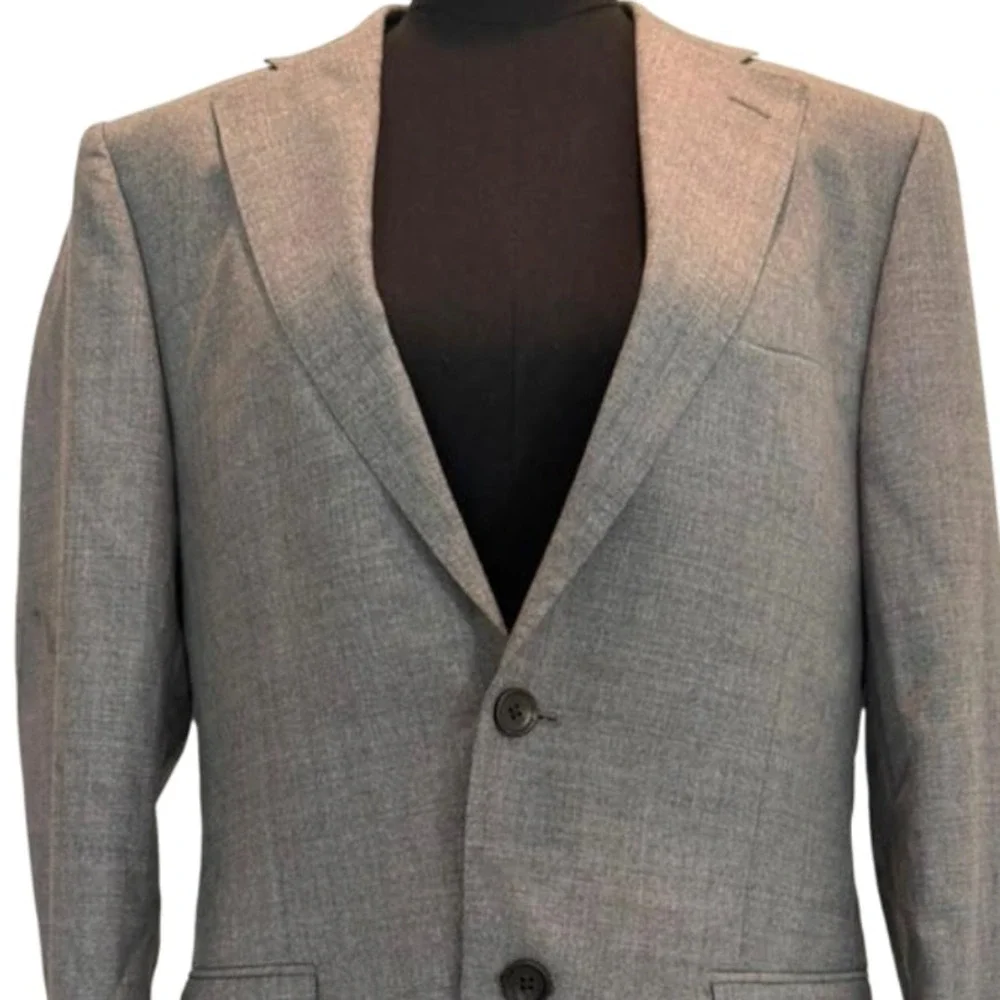 Suitsupply Slim Pure Wool Lazio Single-Breasted Blazer Suit Jacket Size 40